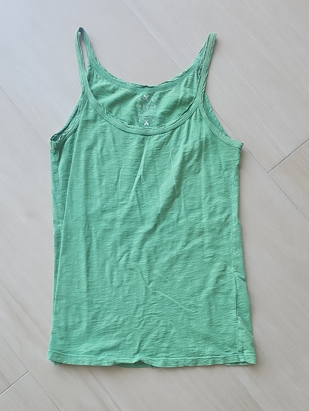 Velvet by Graham & Spencer Mint Green Scoop Neck Tank